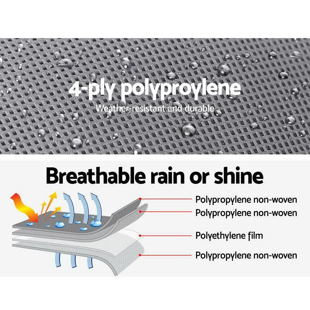 18-20ft Caravan Cover Campervan 4 Layer UV Water Resistant