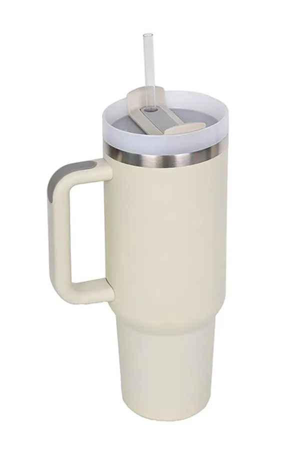 40oz Stainless steel Tumbler Solid-LIGHT PINK