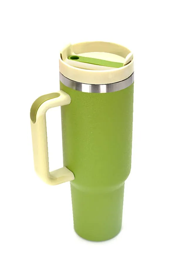 40oz Stainless steel Tumbler Solid-LIGHT PINK