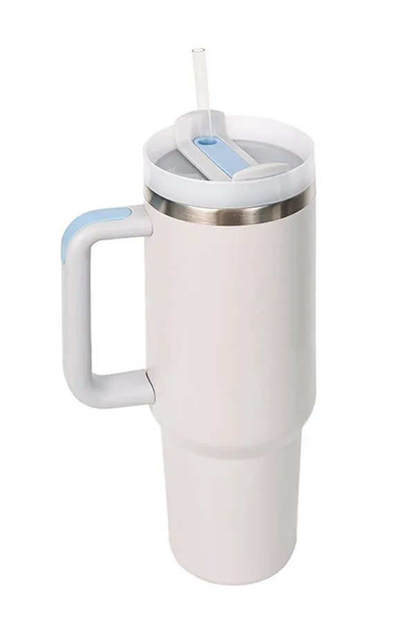 40oz Stainless steel Tumbler Solid-LIGHT PINK