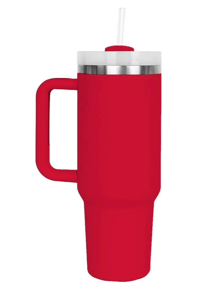 40oz Stainless steel Tumbler Solid-LIGHT PINK