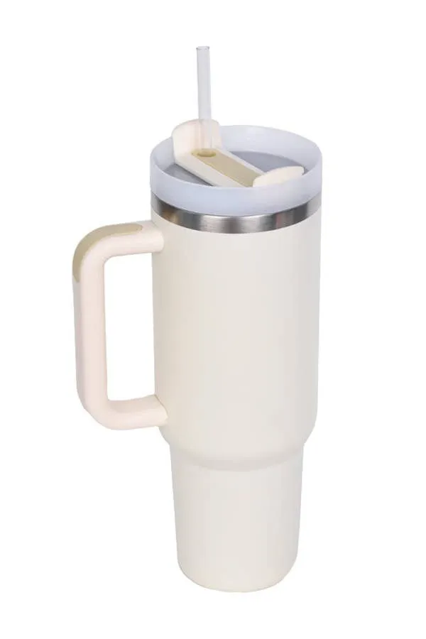 40oz Stainless steel Tumbler Solid-LIGHT PINK