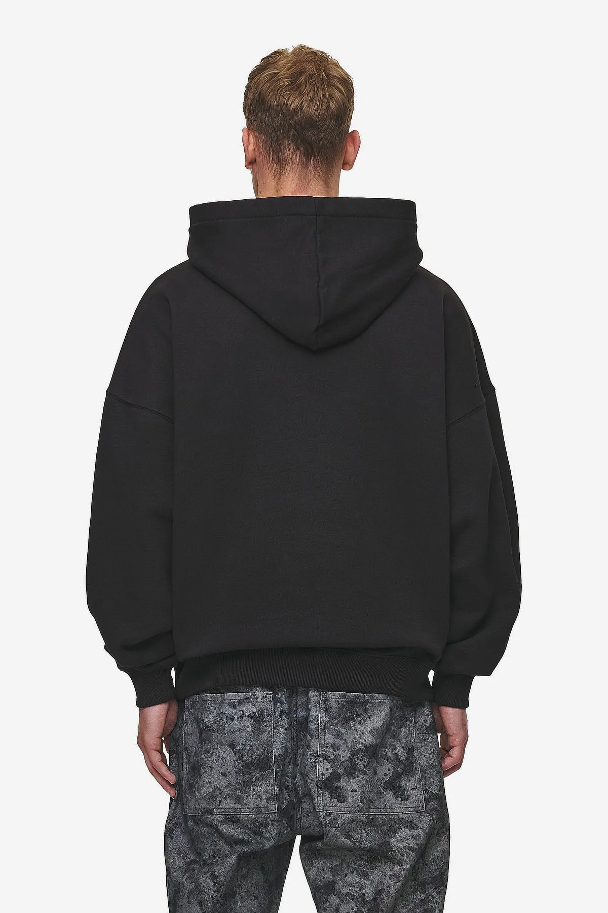 Baxter Boxy Hoodie Washed Black
