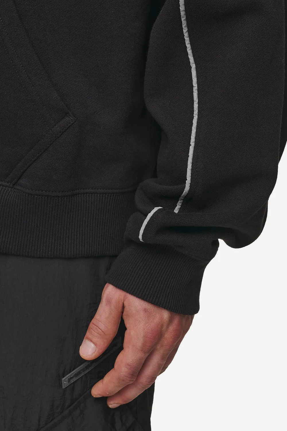Beak Boxy Hoodie Washed Black