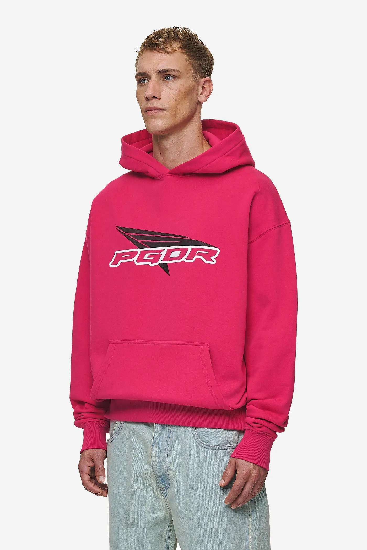 Blamor Oversized Hoodie Washed Virtual Pink