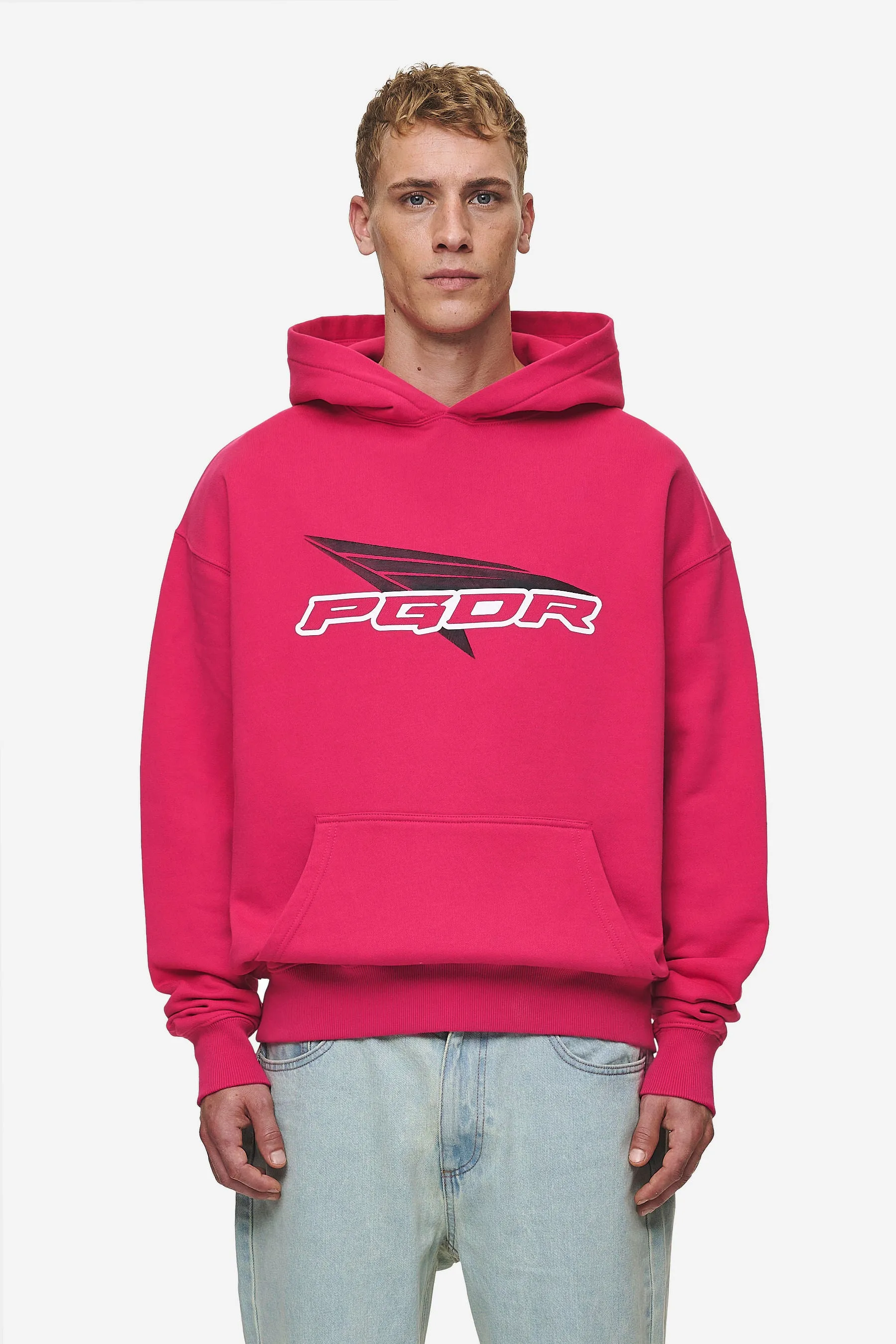 Blamor Oversized Hoodie Washed Virtual Pink