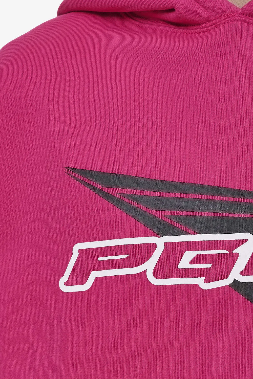 Blamor Oversized Hoodie Washed Virtual Pink