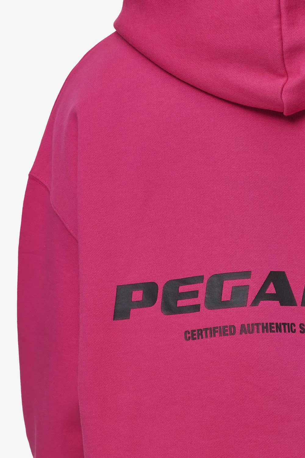 Colne Logo Oversized Hoodie Washed Virtual Pink Black