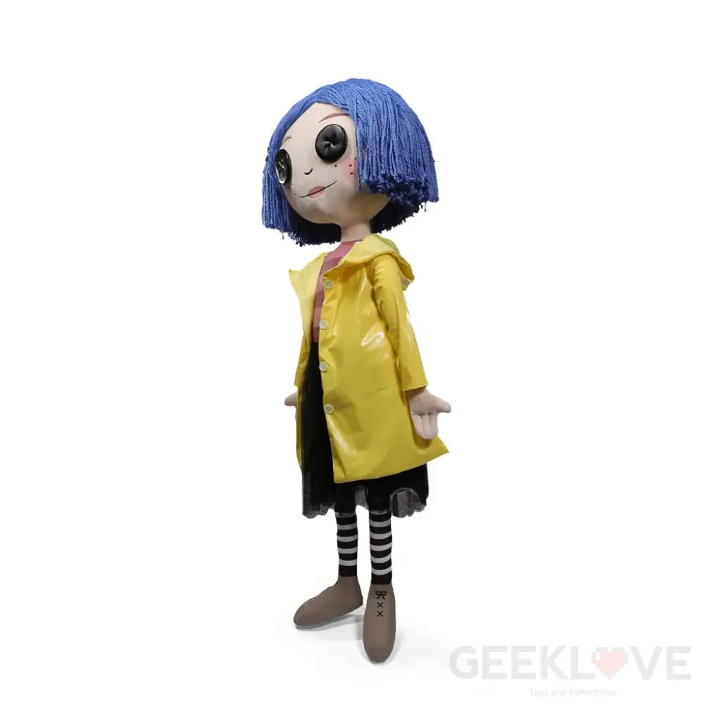 Coraline with Button Eyes (Stand) 5ft Life Size Plush