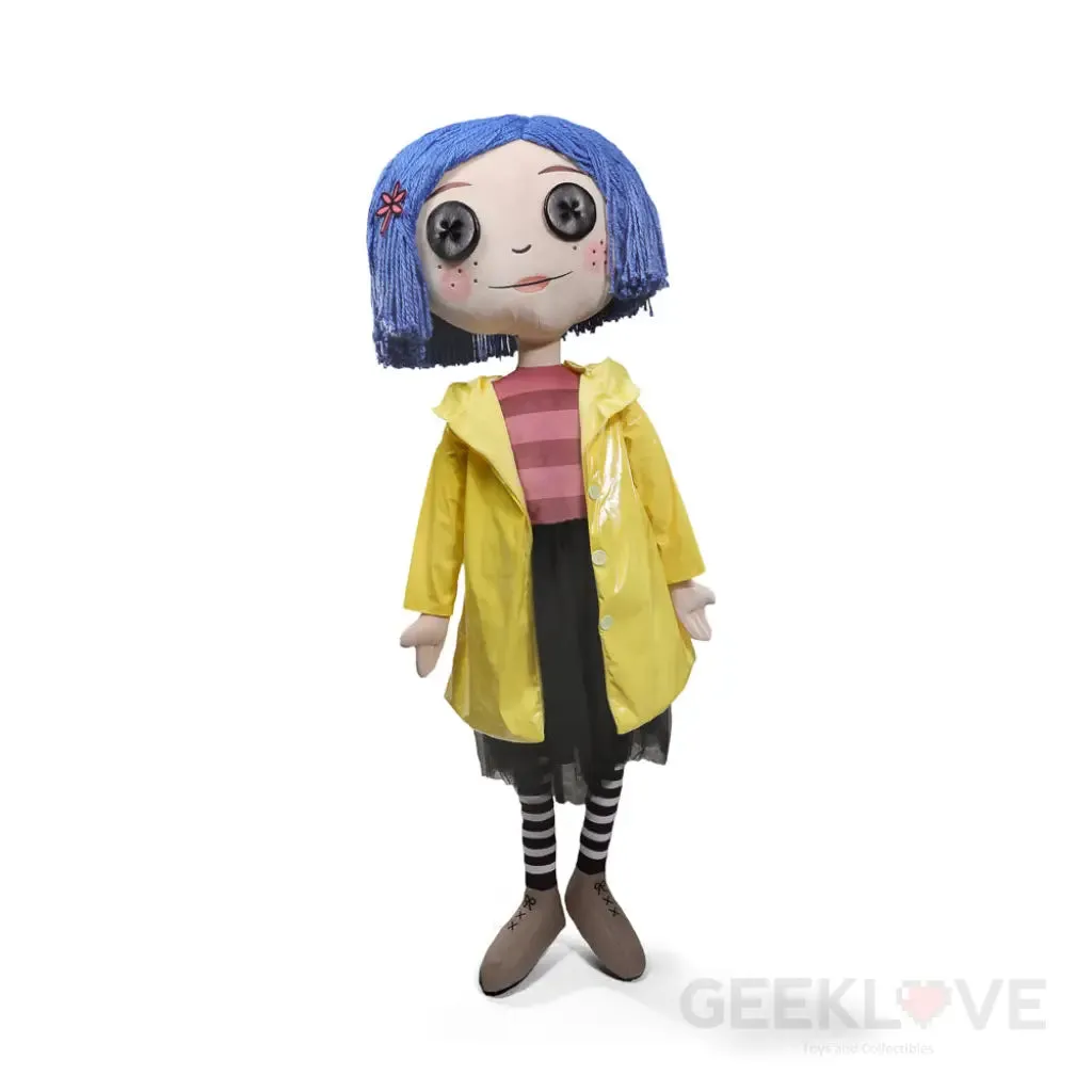 Coraline with Button Eyes (Stand) 5ft Life Size Plush