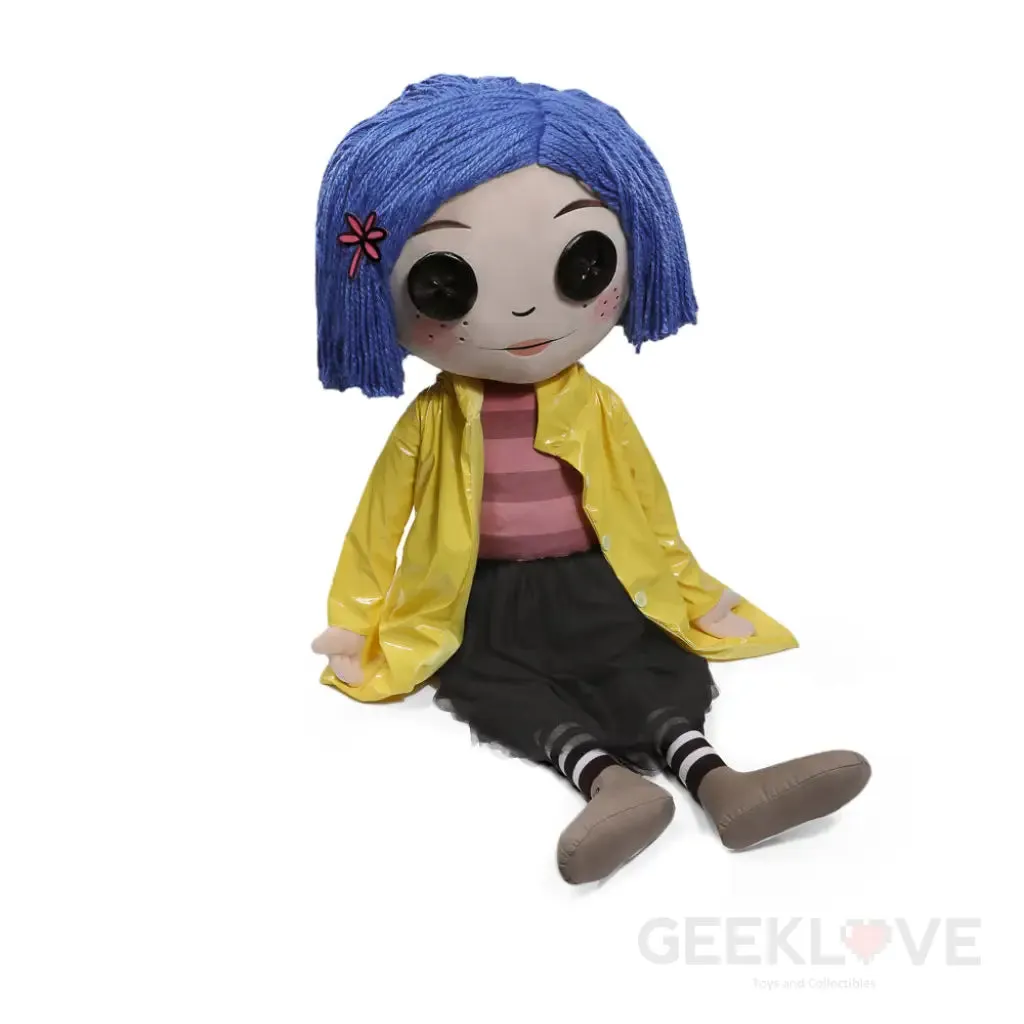 Coraline with Button Eyes (Stand) 5ft Life Size Plush