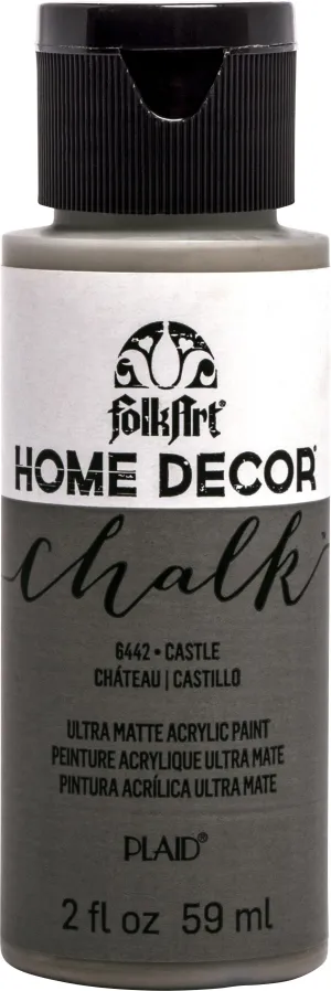 FolkArt Home Decor Chalk Paint 2oz Castle