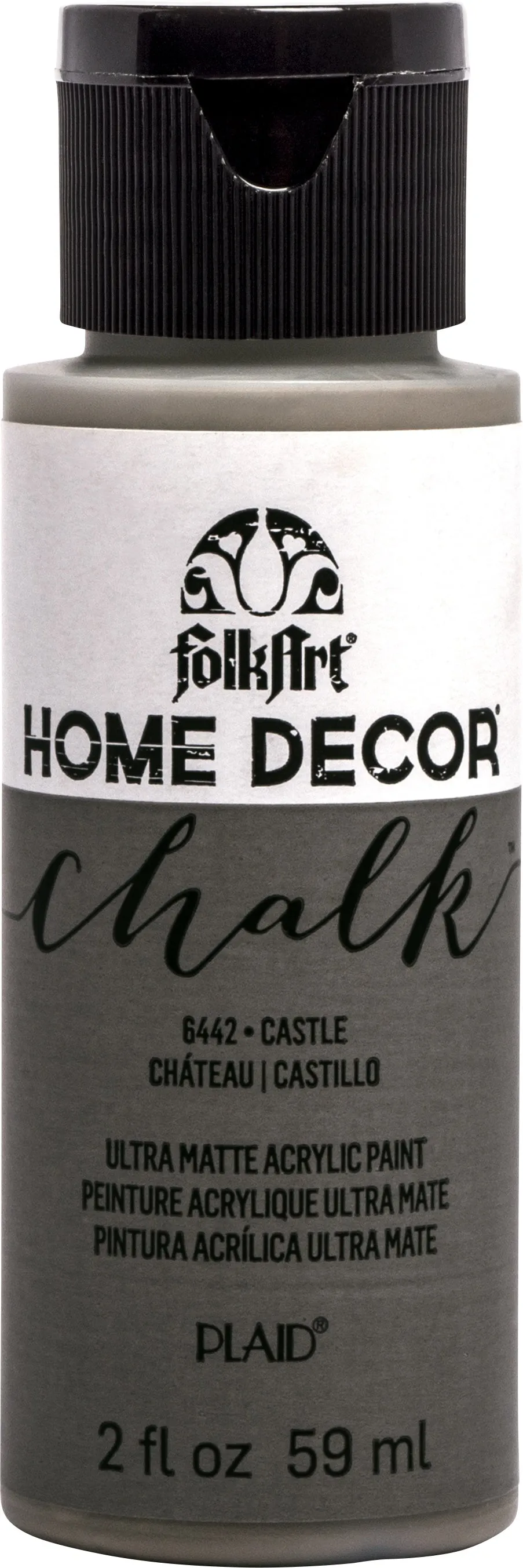 FolkArt Home Decor Chalk Paint 2oz Castle