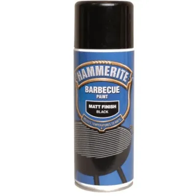 Hammerite BBQ Aerosol - Matt Black x 400ml